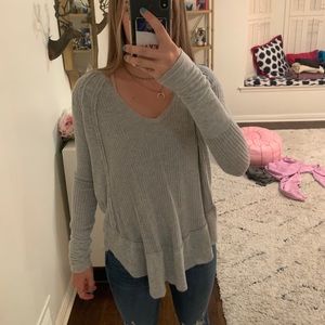Gray Free People long sleeve
